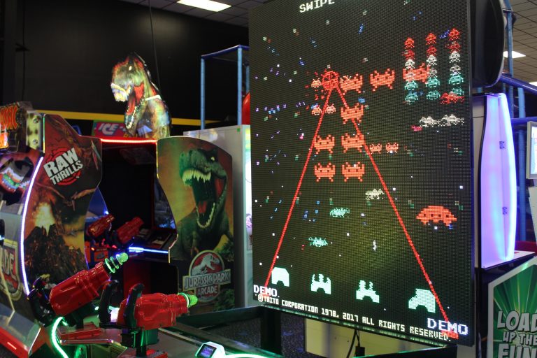 Fun Zone Skate Center arcade filled with a variety of exciting games for all ages.