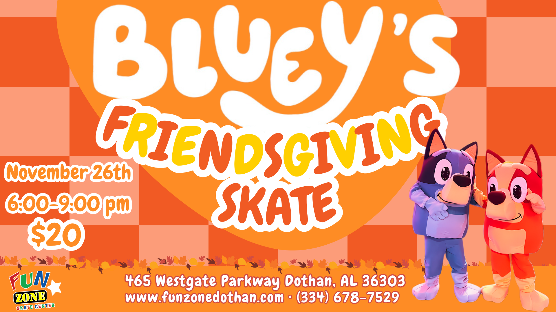 Bluey's Friendsgiving Skate