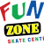 Official Fun Zone Skate Center logo representing the family-friendly entertainment venue.